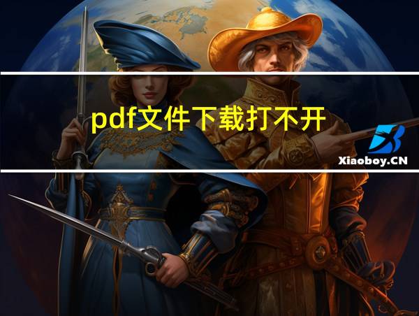 pdf文件下载打不开的相关图片