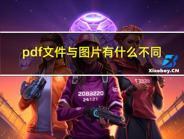 pdf文件与图片有什么不同的相关图片