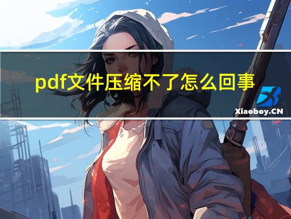 pdf文件压缩不了怎么回事的相关图片