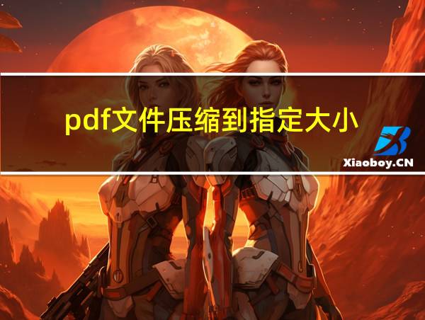 pdf文件压缩到指定大小的相关图片