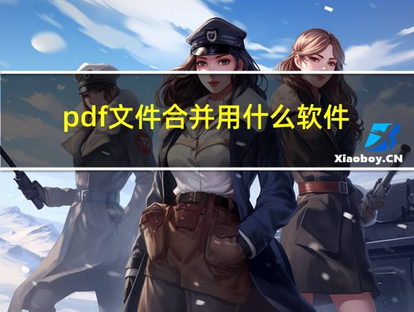 pdf文件合并用什么软件的相关图片