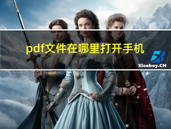 pdf文件在哪里打开手机的相关图片