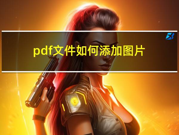 pdf文件如何添加图片的相关图片