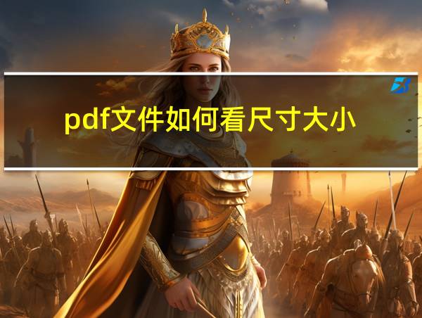 pdf文件如何看尺寸大小的相关图片