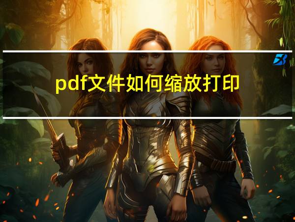 pdf文件如何缩放打印的相关图片