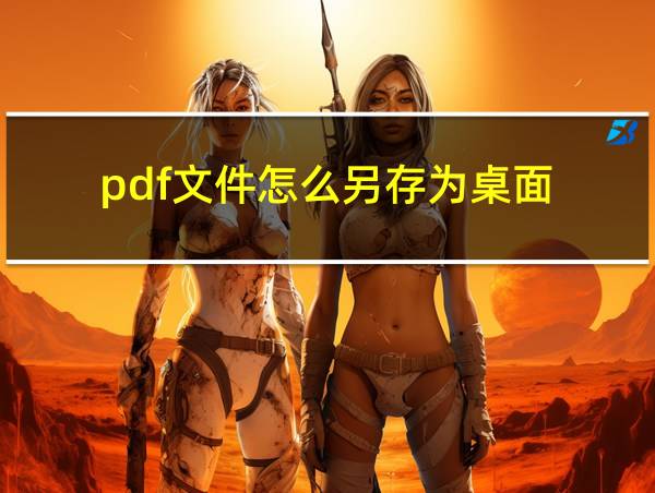 pdf文件怎么另存为桌面的相关图片