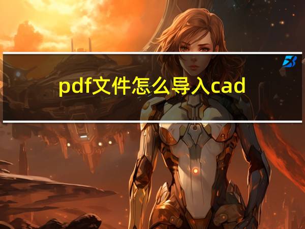 pdf文件怎么导入cad的相关图片