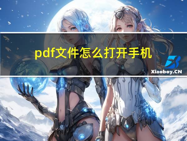 pdf文件怎么打开手机的相关图片