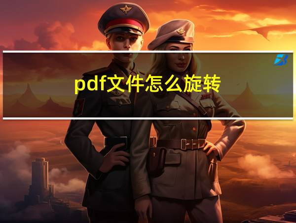 pdf文件怎么旋转的相关图片