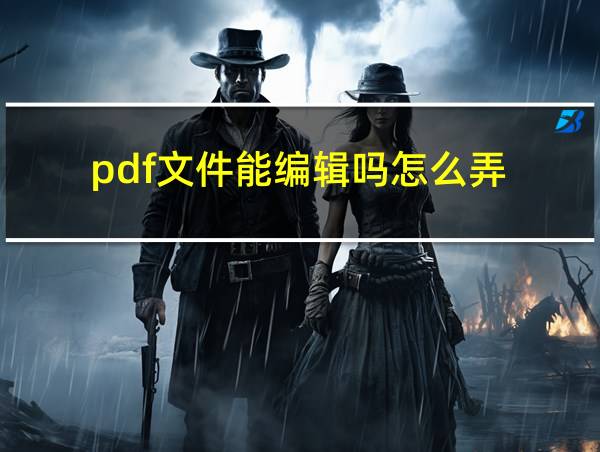 pdf文件能编辑吗怎么弄的相关图片