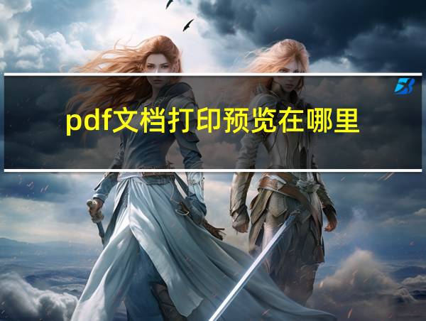 pdf文档打印预览在哪里的相关图片