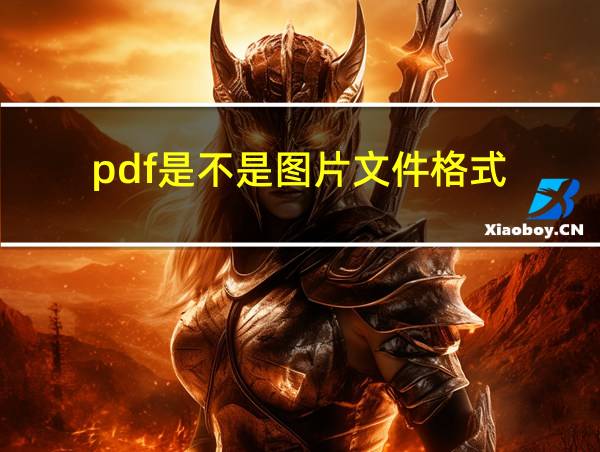 pdf是不是图片文件格式的相关图片