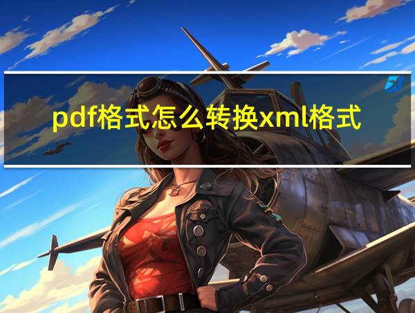 pdf格式怎么转换xml格式的发票的相关图片