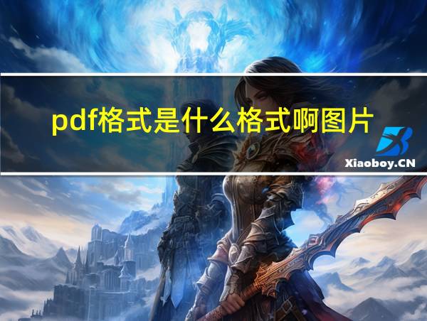 pdf格式是什么格式啊图片的相关图片