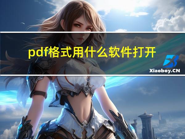 pdf格式用什么软件打开的相关图片