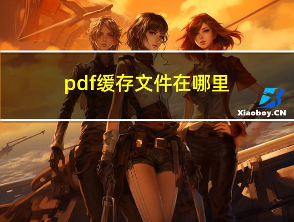 pdf缓存文件在哪里的相关图片