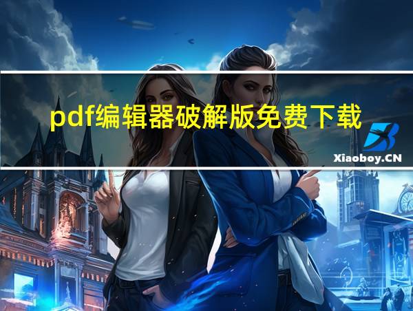 pdf编辑器破解版免费下载的相关图片