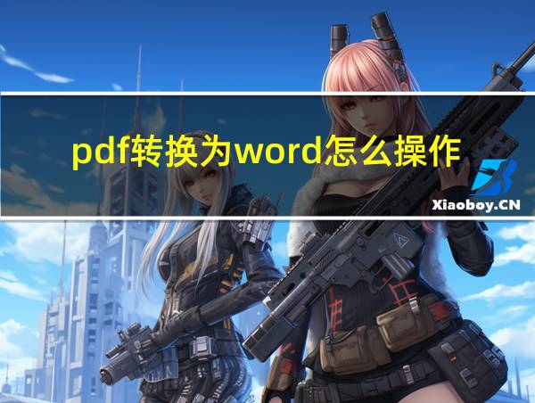 pdf转换为word怎么操作的相关图片