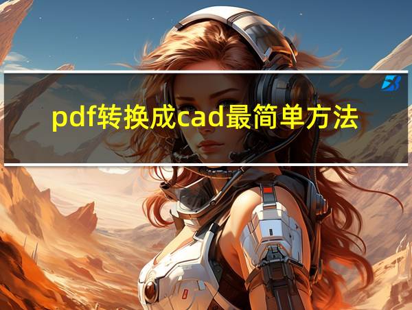 pdf转换成cad最简单方法的相关图片