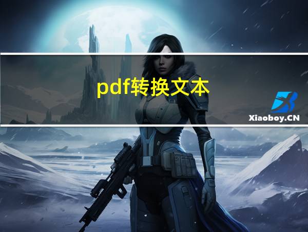 pdf转换文本的相关图片