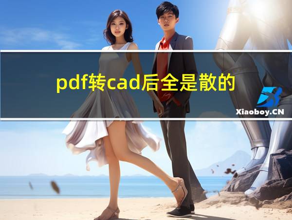 pdf转cad后全是散的的相关图片