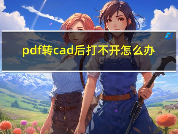 pdf转cad后打不开怎么办的相关图片