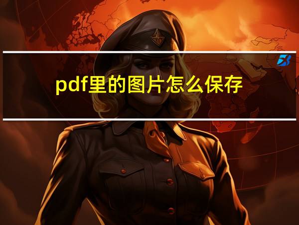 pdf里的图片怎么保存的相关图片