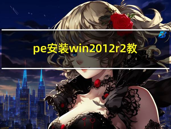 pe安装win2012r2教程的相关图片