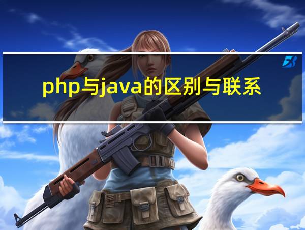 php与java的区别与联系的相关图片