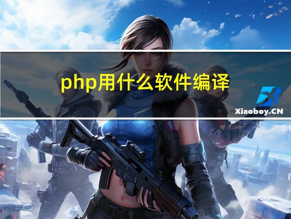 php用什么软件编译的相关图片