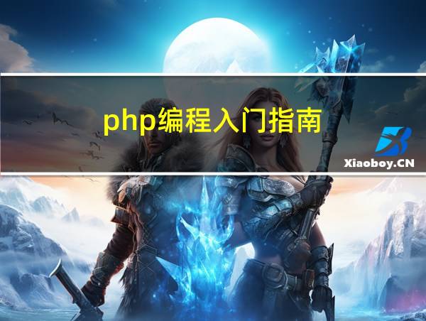 php编程入门指南的相关图片