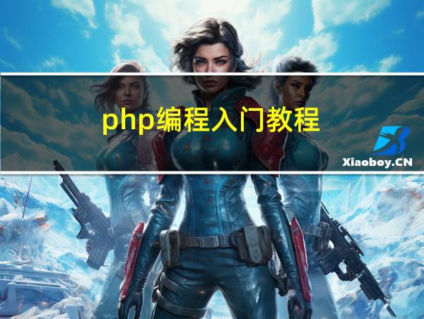 php编程入门教程的相关图片