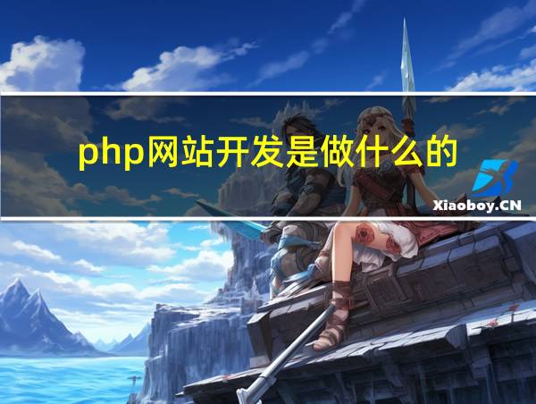 php网站开发是做什么的的相关图片