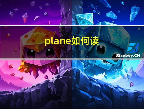 plane如何读的相关图片