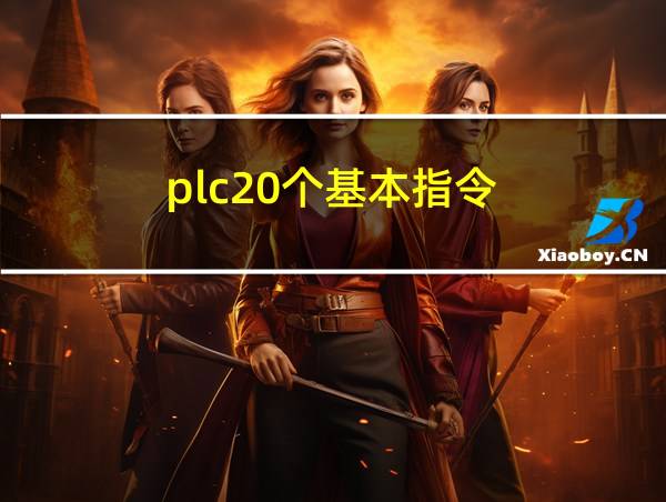 plc20个基本指令的相关图片