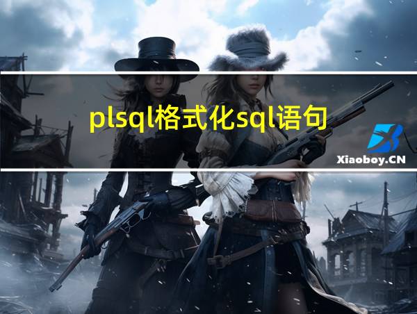 plsql格式化sql语句的相关图片