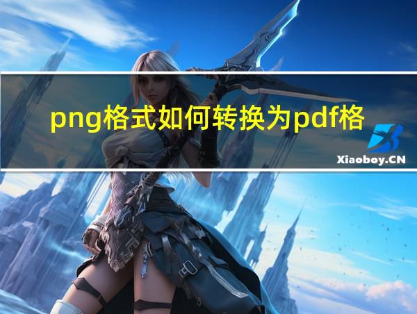 png格式如何转换为pdf格式的相关图片