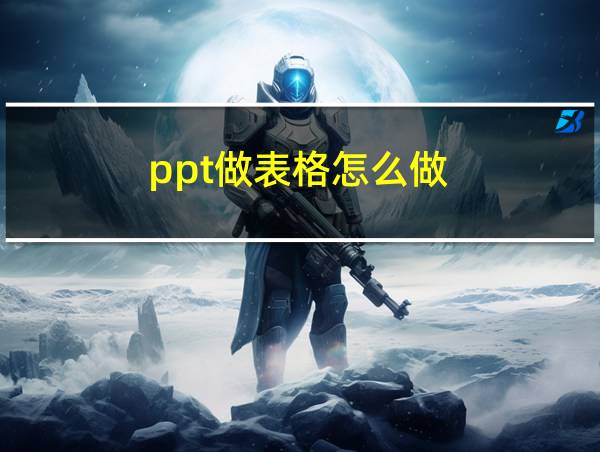 ppt做表格怎么做的相关图片