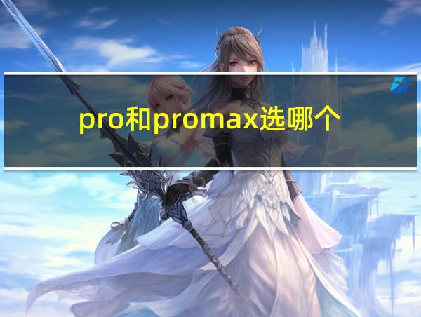 pro和promax选哪个的相关图片