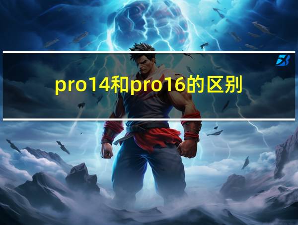 pro14和pro16的区别的相关图片