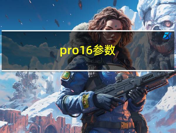 pro16参数的相关图片