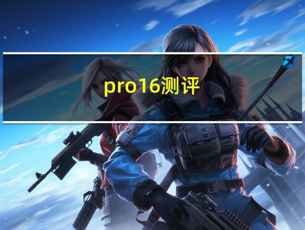 pro16测评的相关图片