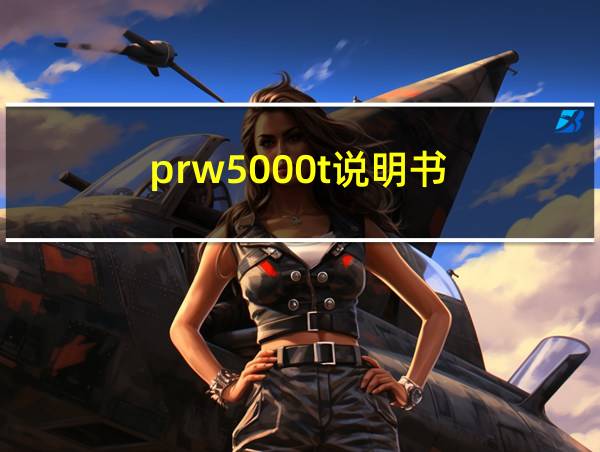 prw5000t说明书的相关图片