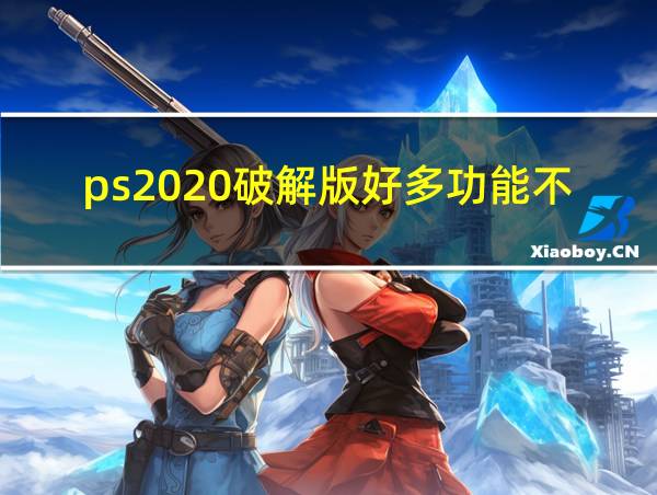 ps2020破解版好多功能不能用的相关图片