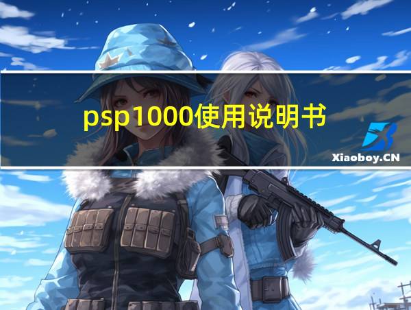 psp1000使用说明书的相关图片