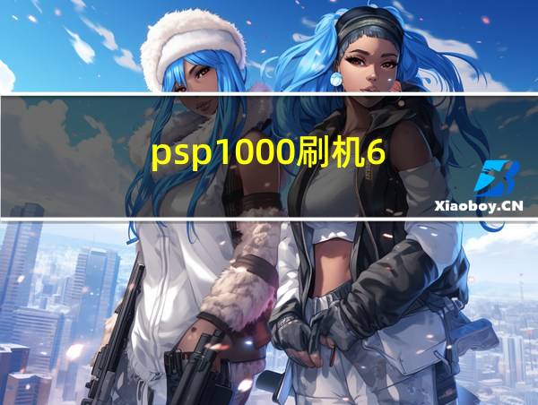 psp1000刷机6.61的相关图片