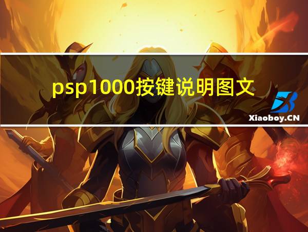 psp1000按键说明图文的相关图片