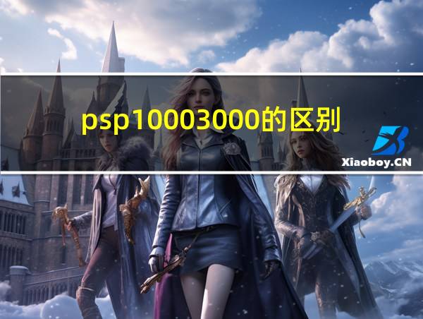 psp10003000的区别的相关图片