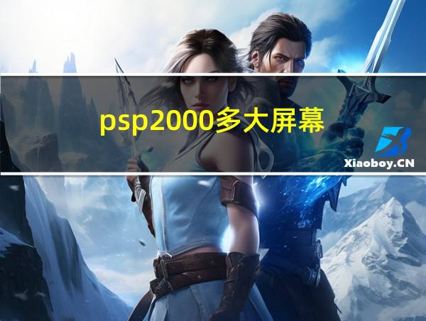 psp2000多大屏幕的相关图片