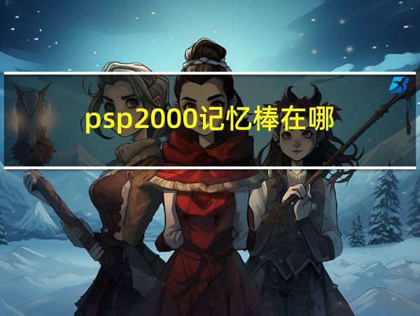 psp2000记忆棒在哪的相关图片